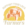 Support local farmers who