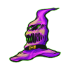 Purple Evil Witch a Halloween