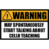Cello Lehrer Teacher Cellolehrer Violinlehrer