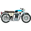 BLUE OLD BIKE