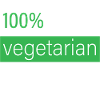 100% vegetarian product