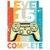 Level 15 Complete Gaming Birthday