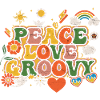 Groovy hippie 60s 60s