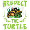 Schildkröte Respect the Turtle