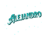 Alejandro name personalized