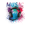 Musican Lover Headphones Just Music