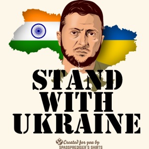 Indien Stand with Ukraine