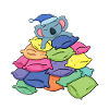 Koala and pillows