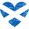 Scotland Flag Heart