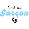 C'est un garçon-annonce grossesse