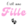 C'est une fille - annonce grossesse