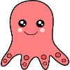 Kawaii Animals Octopus