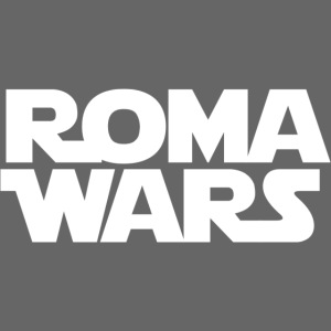Roma Wars SW Design weiße Buchstaben