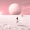 Pink moon cotton