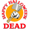 Halloween Axe with Dead Design