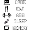 Code, Eat, Gym, Sleep, Repeat