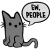 ew people cat pet