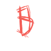 Letter B on T-shirt