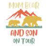 Mama Bear Kids Dochter Zoon Familie op Tournee
