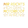 Motorboot Spruch
