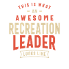 Funny Awesome Recreation Leader Job Occupation