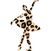 Ballerina Leopard Ballet Dancer Gift