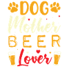 Hunde Mutter Bierliebhaberin