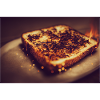 Flaming toast bread
