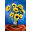 SUNFLOWERS, ACRYLIC ON CANVAS