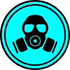 Gas mask symbol