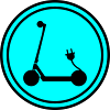 E-scooter icon
