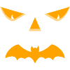 Visage de citrouille