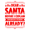 Santa Christmas Saying