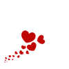 Drone with hearts