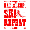 Eat Sleep Ski Repeat