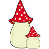 Toadstool, mushroom in the woods gift
