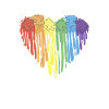 Autism Rainbow Heart Love