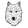 Polar Wolf Blue Eyes