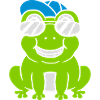 Sunglasses Cap Frog Boy