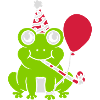 Celebrate birthday Party Frog