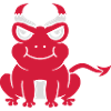 Demon Devil Horns Frog