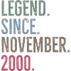 Légende depuis novembre 2000