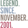 Legend Since November 2001
