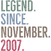 Legend Since November 2007