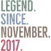 Legend Since November 2017