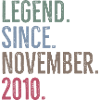 Legend Since November 2010