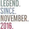 Legend Since November 2016