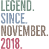 Legend Since November 2018