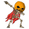 Spooky Halloween Skeleton