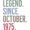 Légende depuis octobre 1975